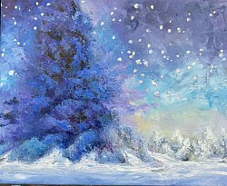 Winter in Blue 16x20